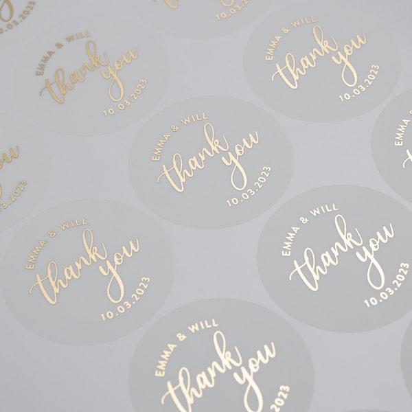 Gold Foil Stickers - Etsy