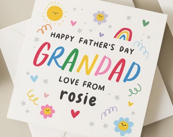 Special Grandad Card, Grandad Father's Day Card, Fathers Day Gift For Grandad, From Grandchildren, Happy Fathers Day Special Grandad