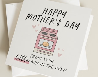Mother's Day Card From The Bump, Mummy To Be, Mothers Day Card For Mum To Be, Special Card, First Mothers Day Card, 1st Card For Mothers Day