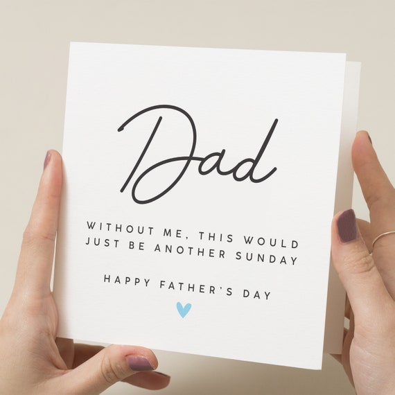 Funny Fathers Day Gift Dad Card for Fathers Day Card for Dad