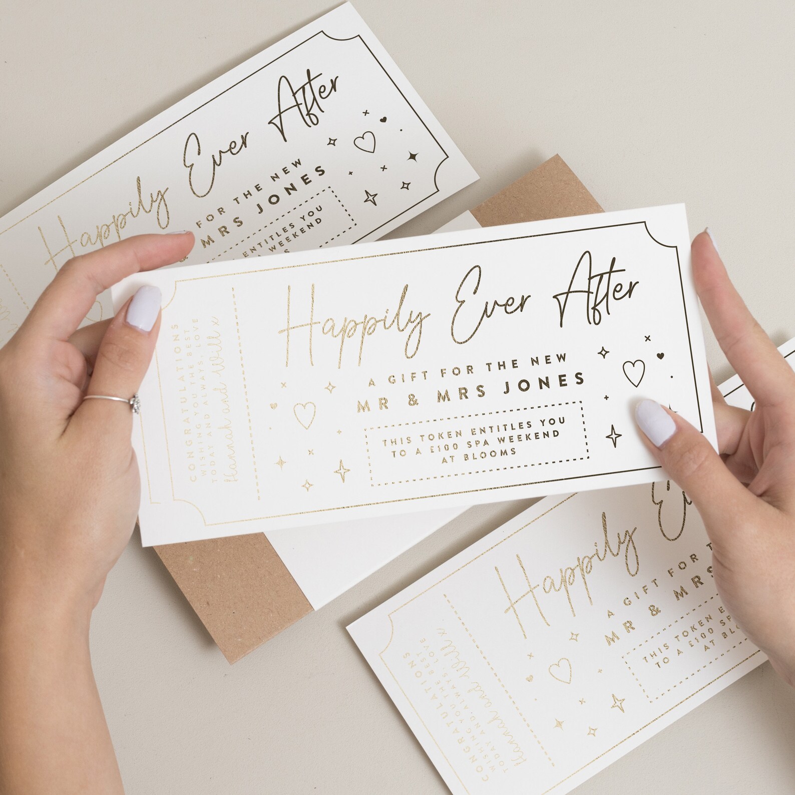 Wedding Gift Voucher Personalised Wedding Gift Wedding Thank Etsy UK