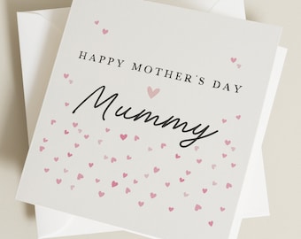 Love Heart Mother's Day Card, Mothers Day Card, Wonderful Mum Card, Best Mum Mother's Day Card, Cute Card For Mum, Mummy, Mum Gift For Her