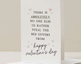 Funny Valentines Day Card, Boyfriend Valentines Day, Husband Valentines Card, Valentine's Card Girlfriend, Wife Valentines Card, For Them