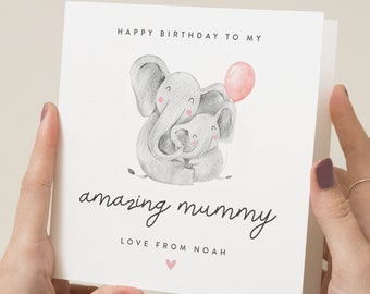 Carte d'anniversaire maman, carte de joyeux anniversaire maman personnalisée, carte d'anniversaire pour maman, carte d'anniversaire de maman, maman incroyable