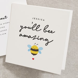 You'll Be Amazing Good Luck Card, Personalised Good Luck Card, Job Interview Good Luck Card, New Adventure Good Luck Card GL002