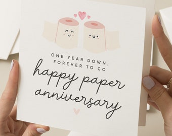 1 Year Anniversary Card, Anniversary Card For Boyfriend, Anniversary Card For Girlfriend, Anniversary For Husband , Anniversary Card