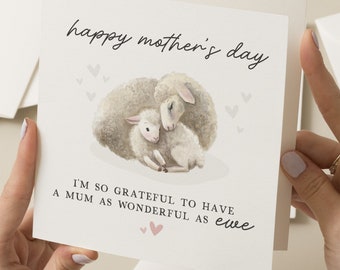 Mothers Day Card, Happy Mothers Day, Card For Mothers Day, Mothers Day Gift, Cute Pun Mothers Day Card, Cute Mothers Day Card