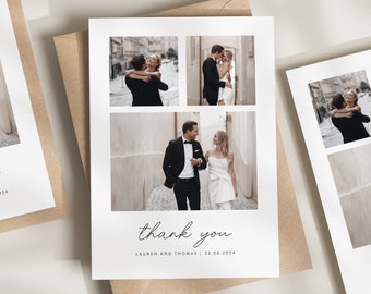 Tarjetas de agradecimiento de boda, tarjetas de agradecimiento boda, agradecimiento de boda, tarjeta de boda de agradecimiento, tarjeta de agradecimiento, tarjeta de boda simple con foto