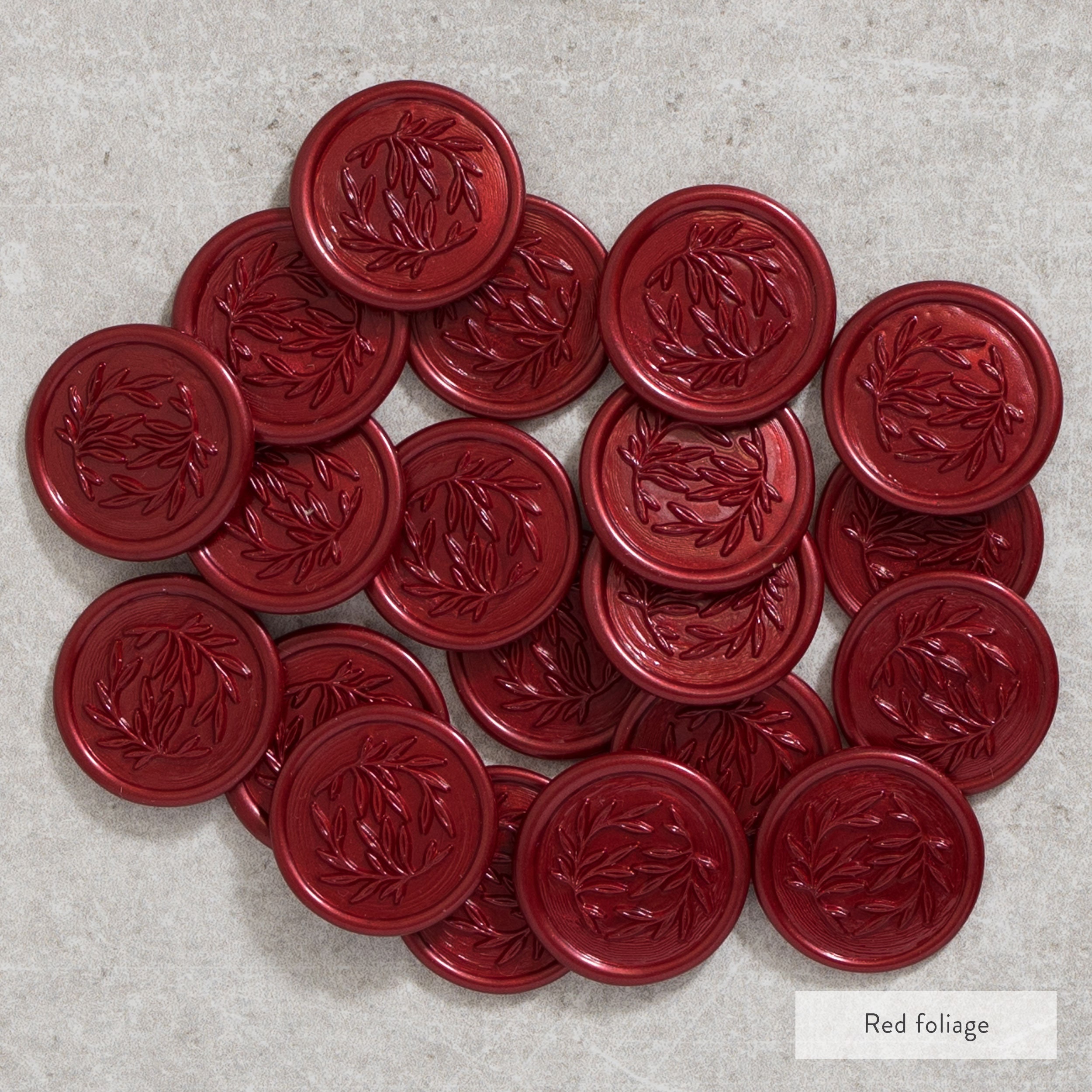 Sex 17 Sal Cut Girl Seal Pack Indian - Red 'foliage' Self Adhesive Wax Seal Stickers for - Etsy