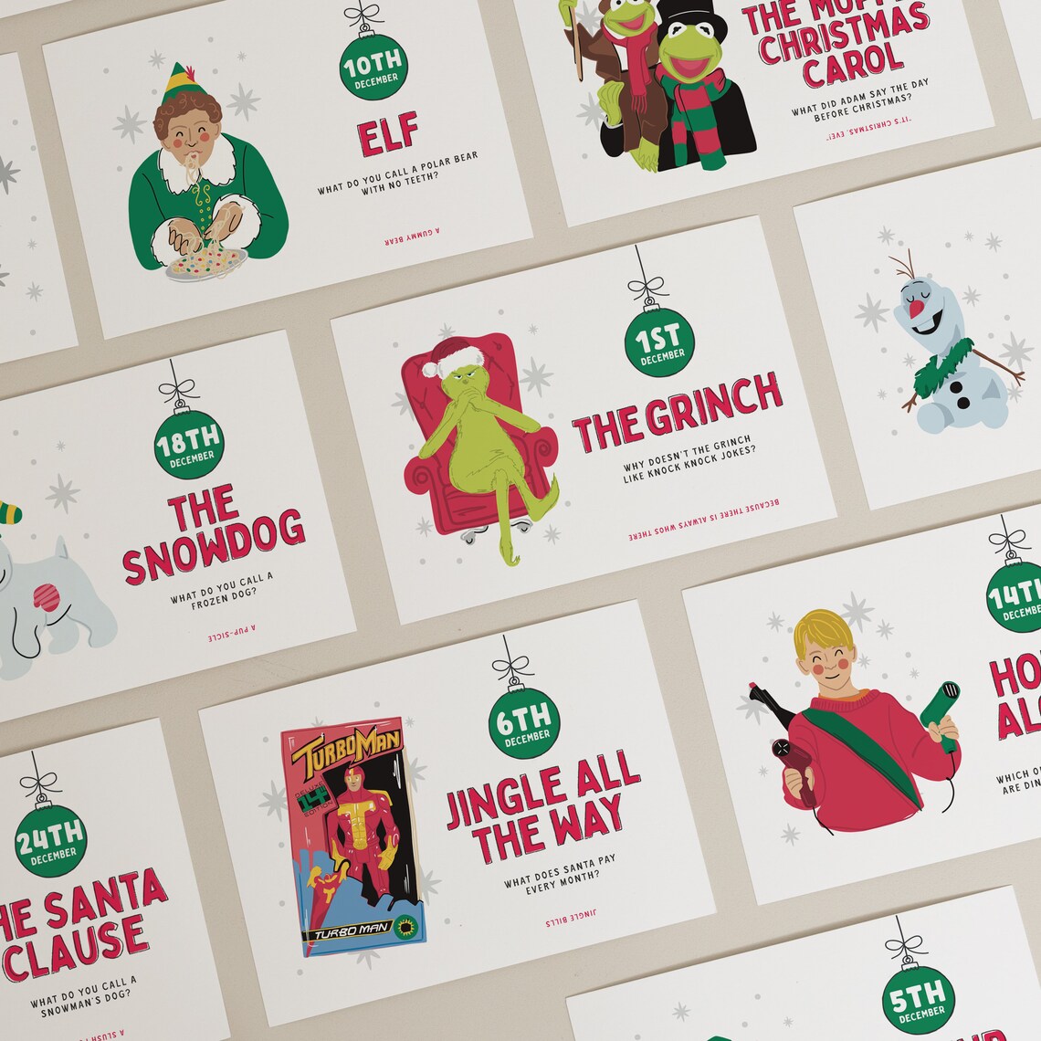 Advent Calendar Christmas Advent Calendar 2022 Family Movie Etsy UK