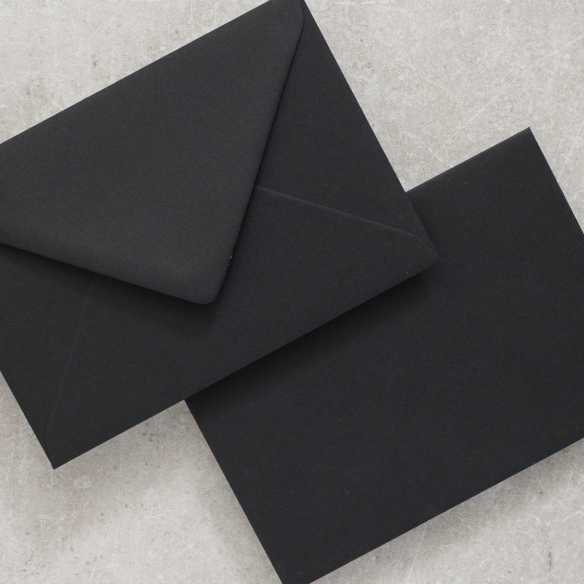 Black Envelopes C6 114x162mm or 5x7 135x189mm Ebony Etsy