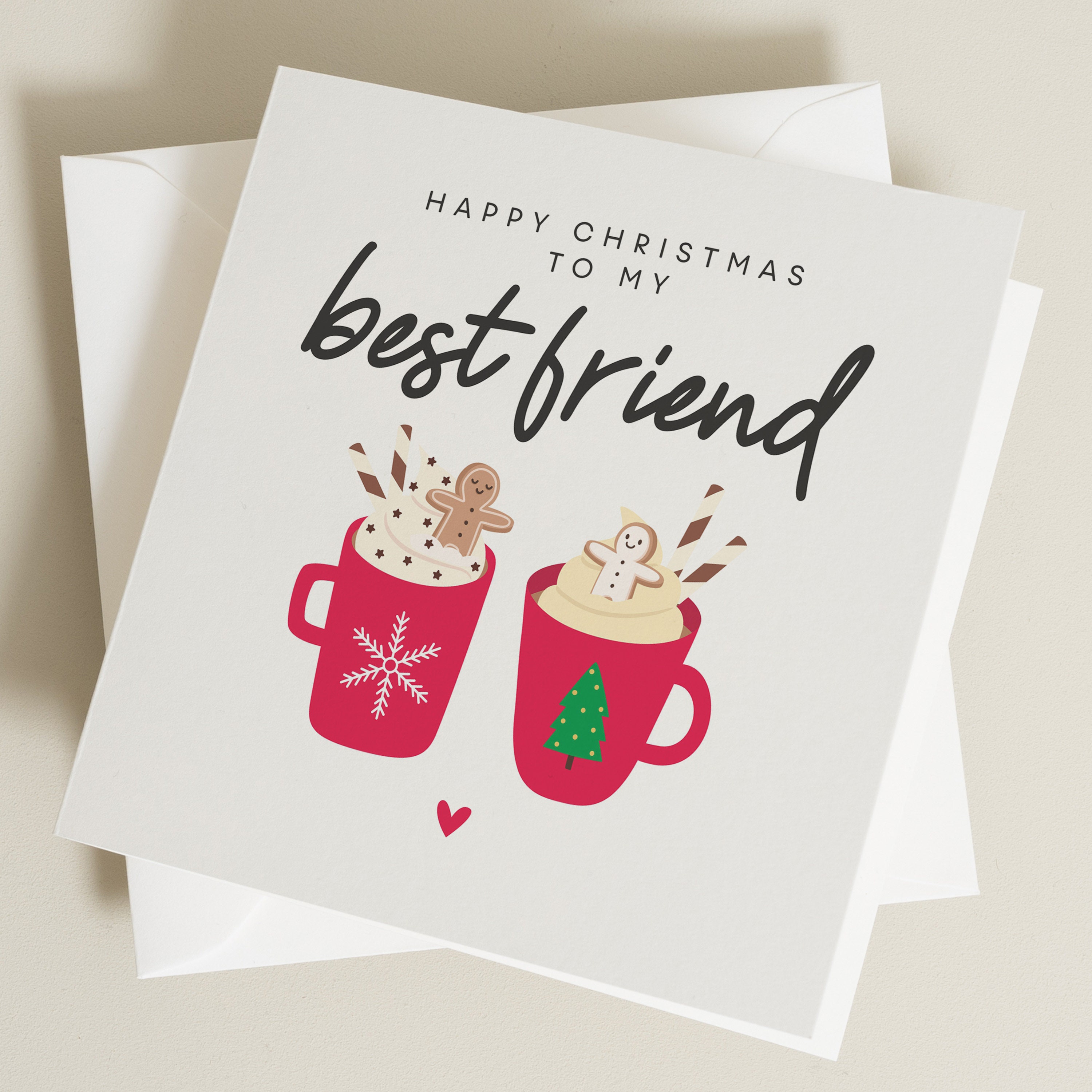 Best friend christmas card deals