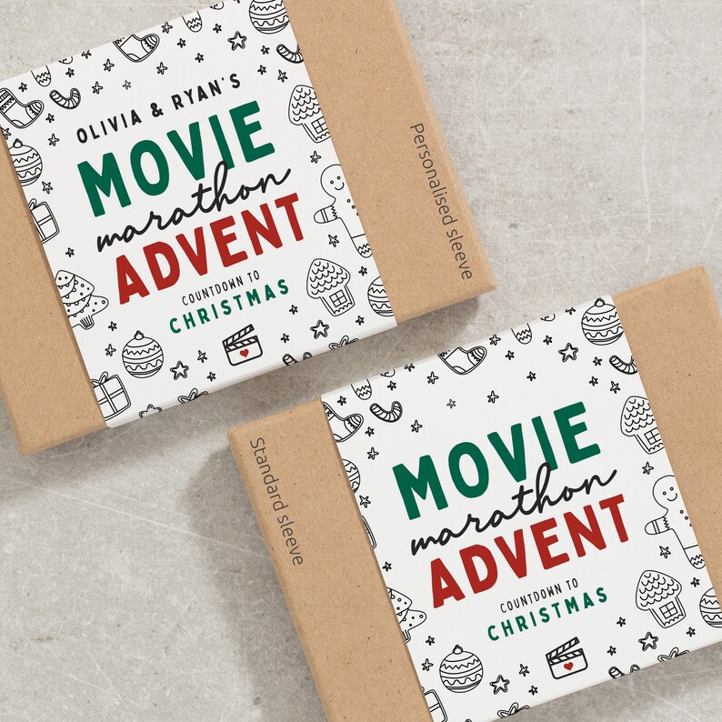 Christmas Advent Calendar for Adults, Family Movie Advent Calendar for Him or Her, Film Christmas Countdown Box Ideas Advent UK 2023 image 5