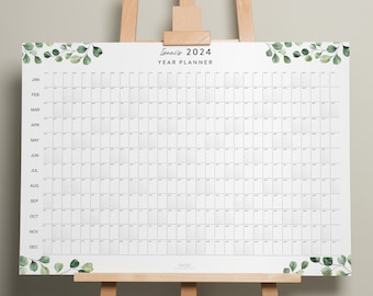 2024 Wall Planner, 2024 Family Year Calendar, A1 Wall Calendar, Large Monthly Planner, Family Planner, Portrait & Landscape Office Planner