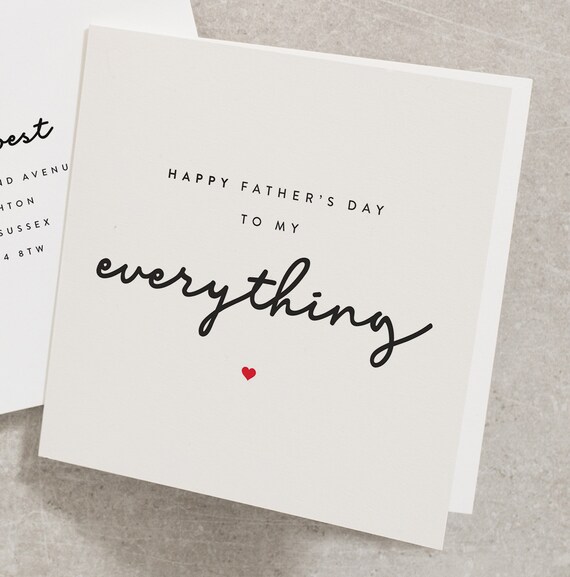 Happy Fathers Day To My Husband Images Happy Fathers Day To My Everything, Fathers Day Card From Wife, Fathers Day Card For Husband, Boyfriend, Partner, Simple Fathers Day Fd098 Happy Fathers Day To My Husband Images Happy Fathers Day To My Everything, Fathers Day Card From Wife, Fathers Day Card For Husband, Boyfriend, Partner, Simple Fathers Day Fd098