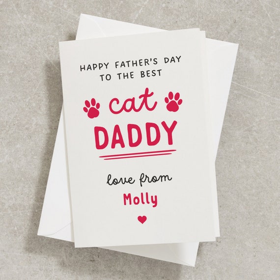 Personnalisé Daddy à être père'S Jour Carte Daddy Papa Anniversaire Personnalisé Daddy à être père'S Jour Carte Daddy Papa Anniversaire