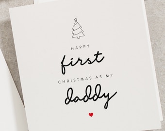 Dad Christmas Card BNIP 
