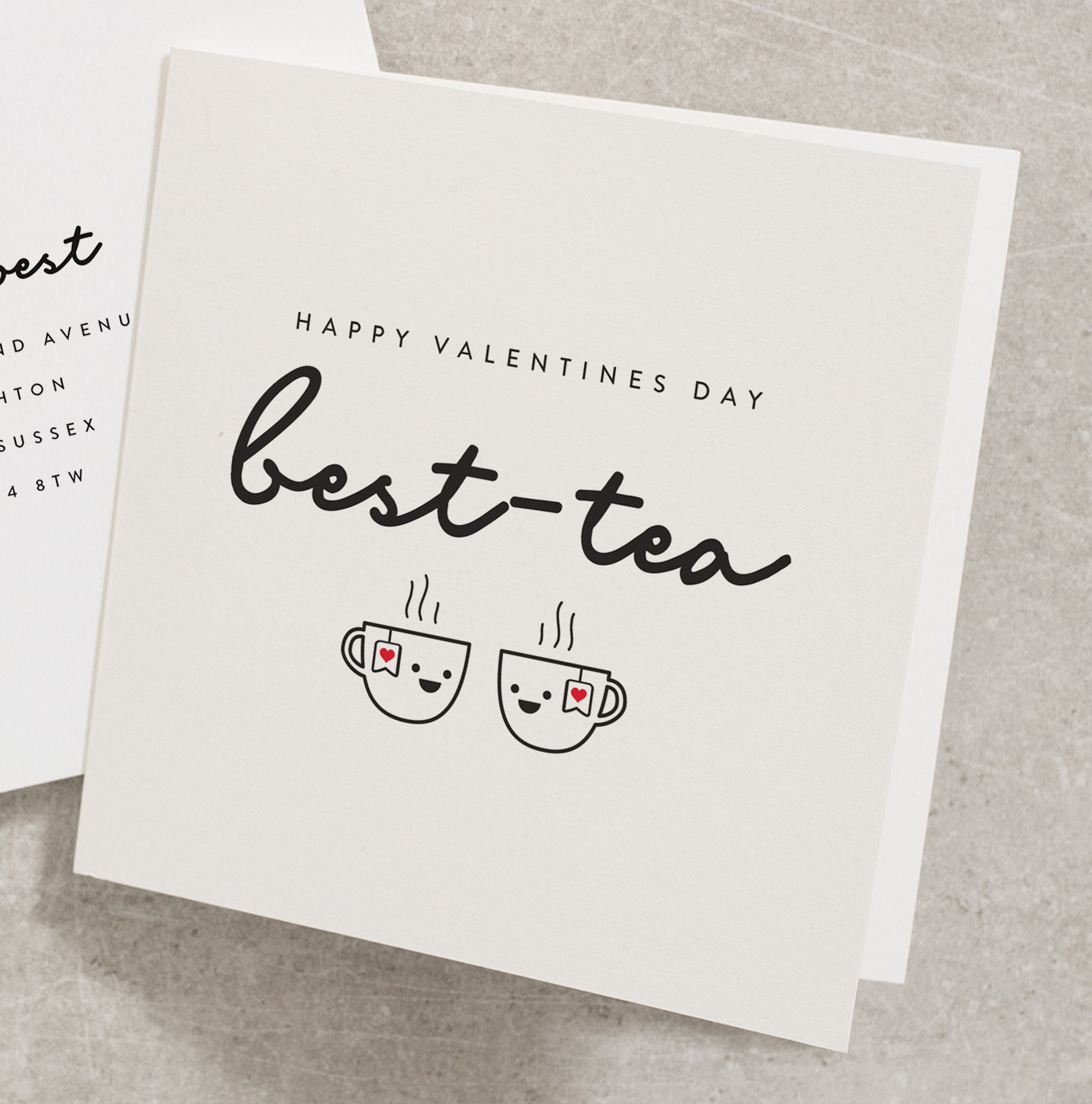 Best Friend Valentine Card for Her Galentines Day Card for - Etsy