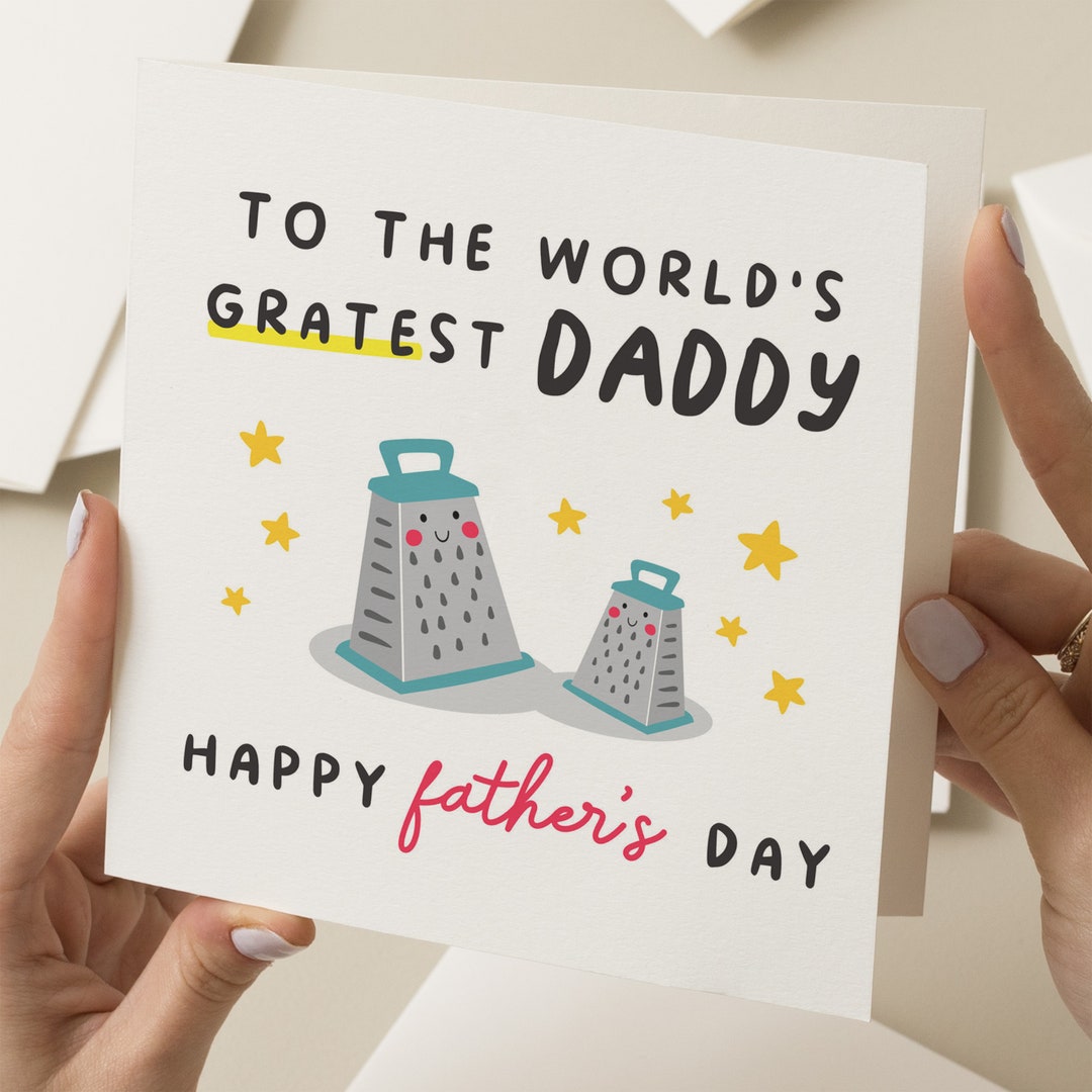 Personalised Funny Fathers Day Card, Pun Fathers Day Card, Fathers Day ...