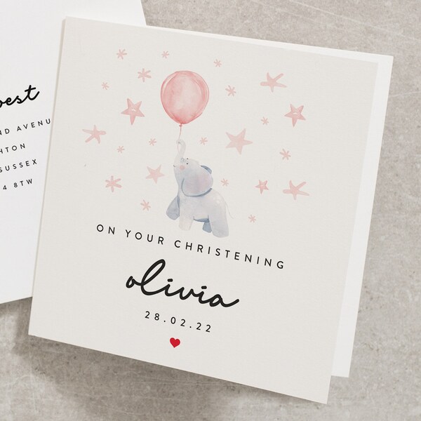 Christening Card Etsy UK