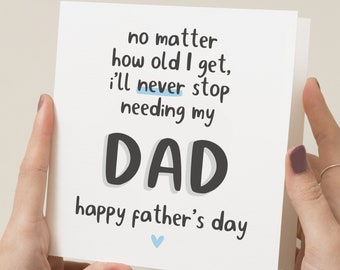 Cute Fathers Day Card For Daddy, Fathers Day Gift, Daughter Fathers Day Card, Daddy Fathers Day Card From Son, Happy Fathers Day Daddy