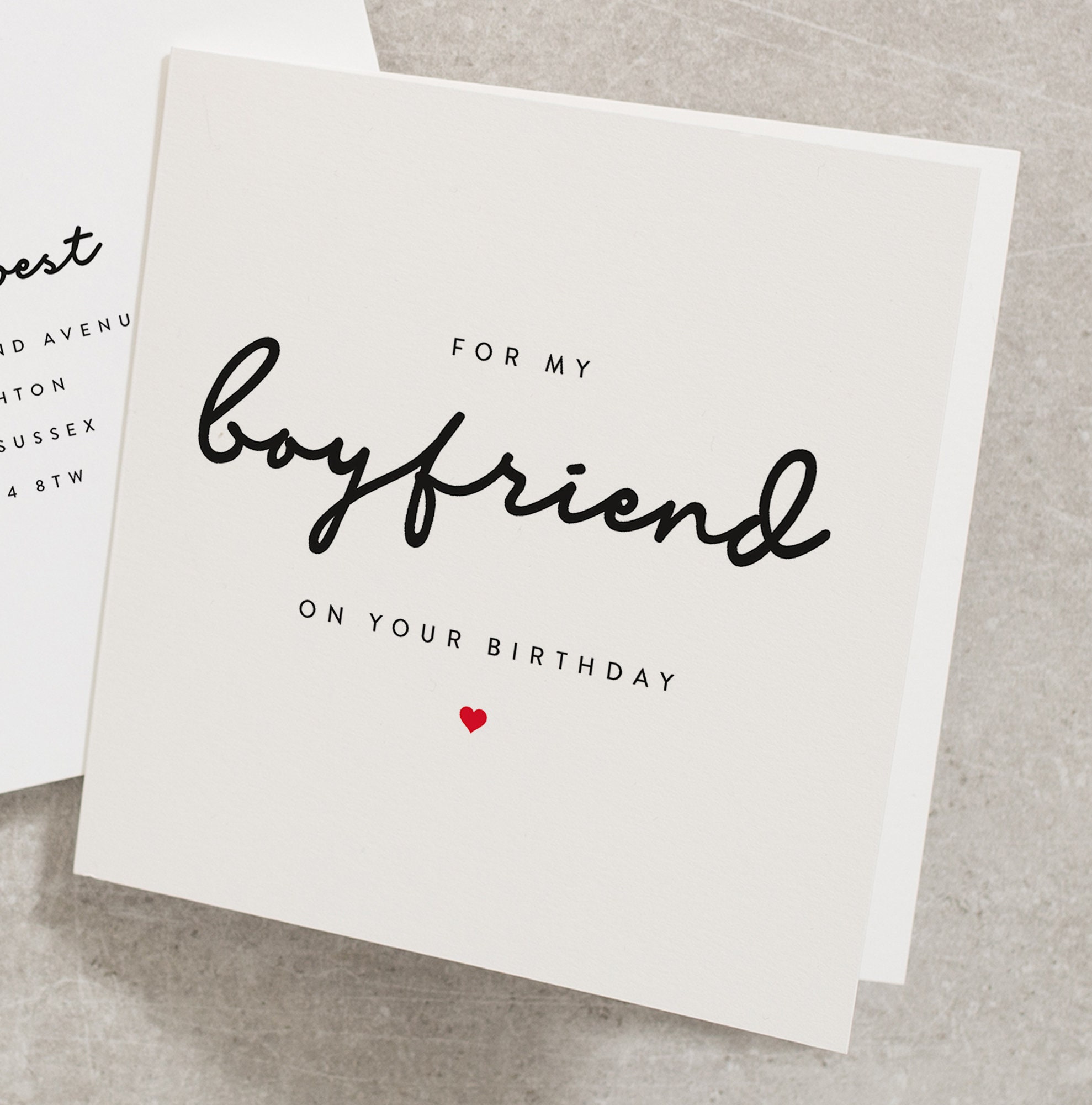 Boyfriend Birthday Card, Funny Birthday Card For Boyfriend, Silly ...