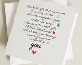 Cute Christmas Poem Card, Funny Personalised Christmas Card, Boyfriend Christmas  Card, Romantic Christmas Card, Family Christmas Card 