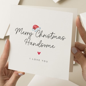 Husband Christmas Card, Christmas Card For Husband, Christmas Gift Husband, Boyfriend Christmas Card, Man Christmas Card