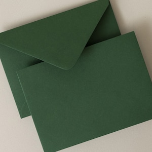 Jet Black Envelopes C6 5x7 or C5 Ebony Invitation or RSVP 
