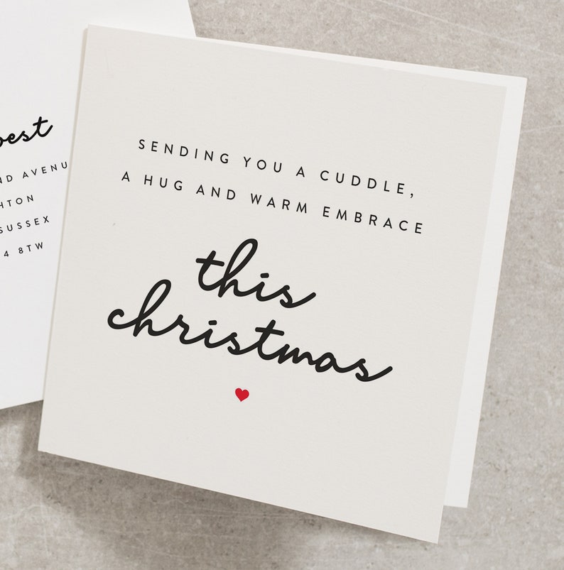 Sympathy Christmas Card Bereavement Card for Christmas Etsy UK