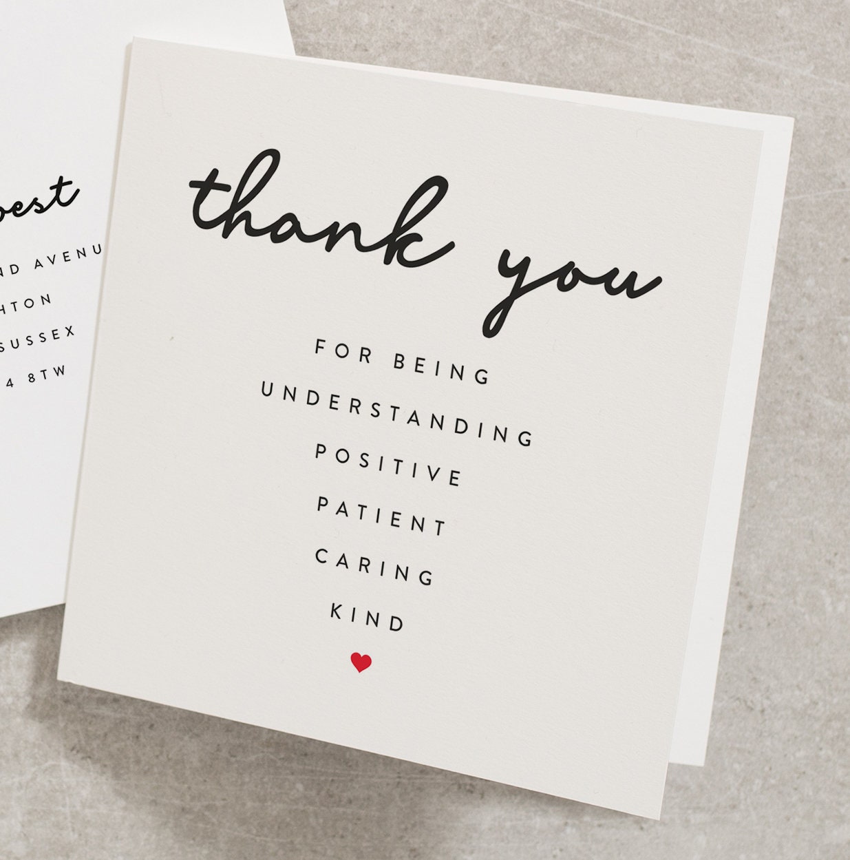 Buy Thank You Card for Best Friend Mum Sister Husband Online in ...