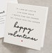Love You Longer Poem Valentines Day Card, Romantic Valentines Day card for Him, Heart Valentines Day Card for Husband or Wife VC026 