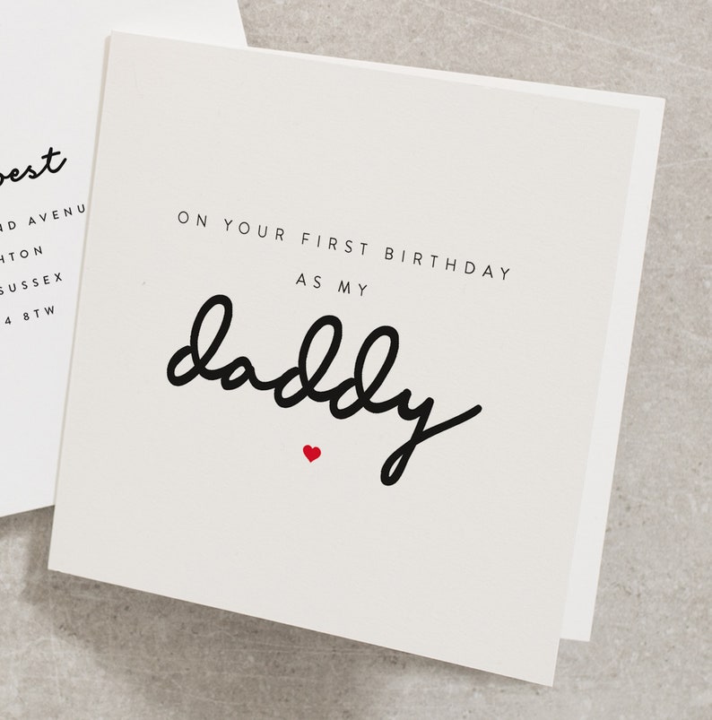Erster Geburtstag als Papa Karte Papa Karte zum ersten Etsy.de