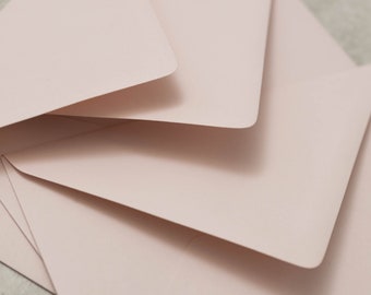 Nude  Blush Pink Envelopes 115GSM to fit RSVP Cards 82 x 113mm C7