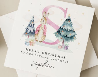 Personalised Christmas Card To Daughter, Special Daughter Christmas Card, Christmas Card For Daughter, Xmas Gift For Daughter