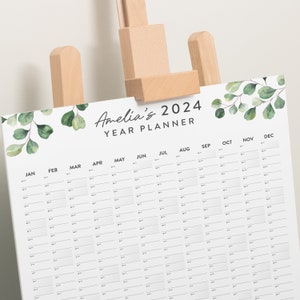 2024 Wall Planner, 2024 Family Year Calendar, A1 Wall Calendar, Large Monthly Planner, Family Planner, Portrait & Landscape Office Planner