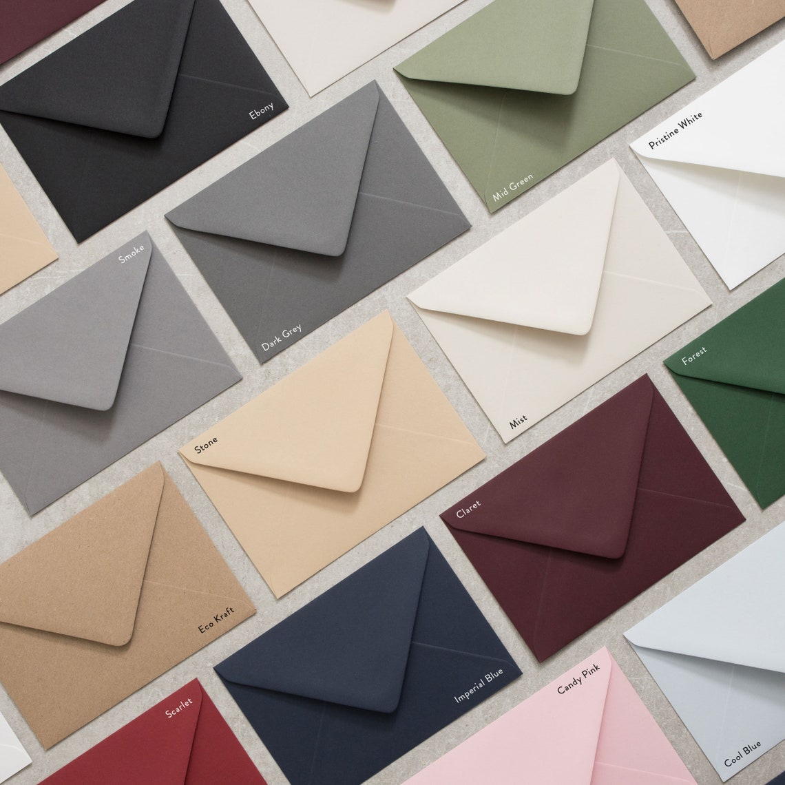 Printed Sage Green Envelopes C6 114x162mm or 5x7 Etsy