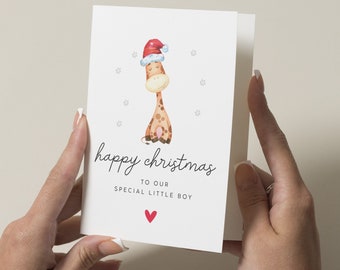 2023 Christmas Card For Son, Son 1st Christmas Card, Merry Christmas To A Special Little Boy, Special First Christmas Card, Xmas Gift