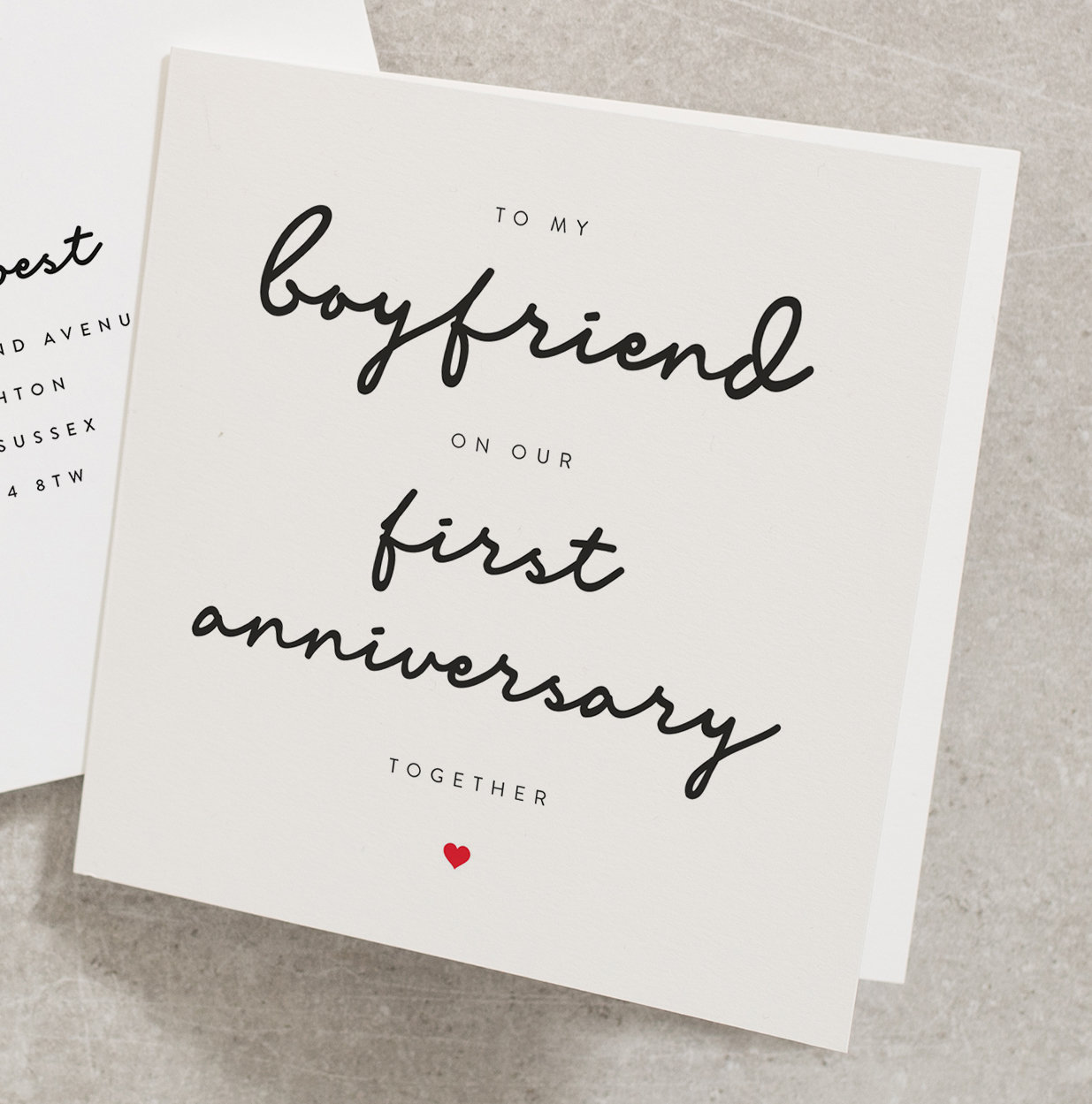 Anniversary Card, Cute Anniversary Card, Happy Anniversary Card, 6 month  anniversary card, 6 month anniversary gift for boyfriend