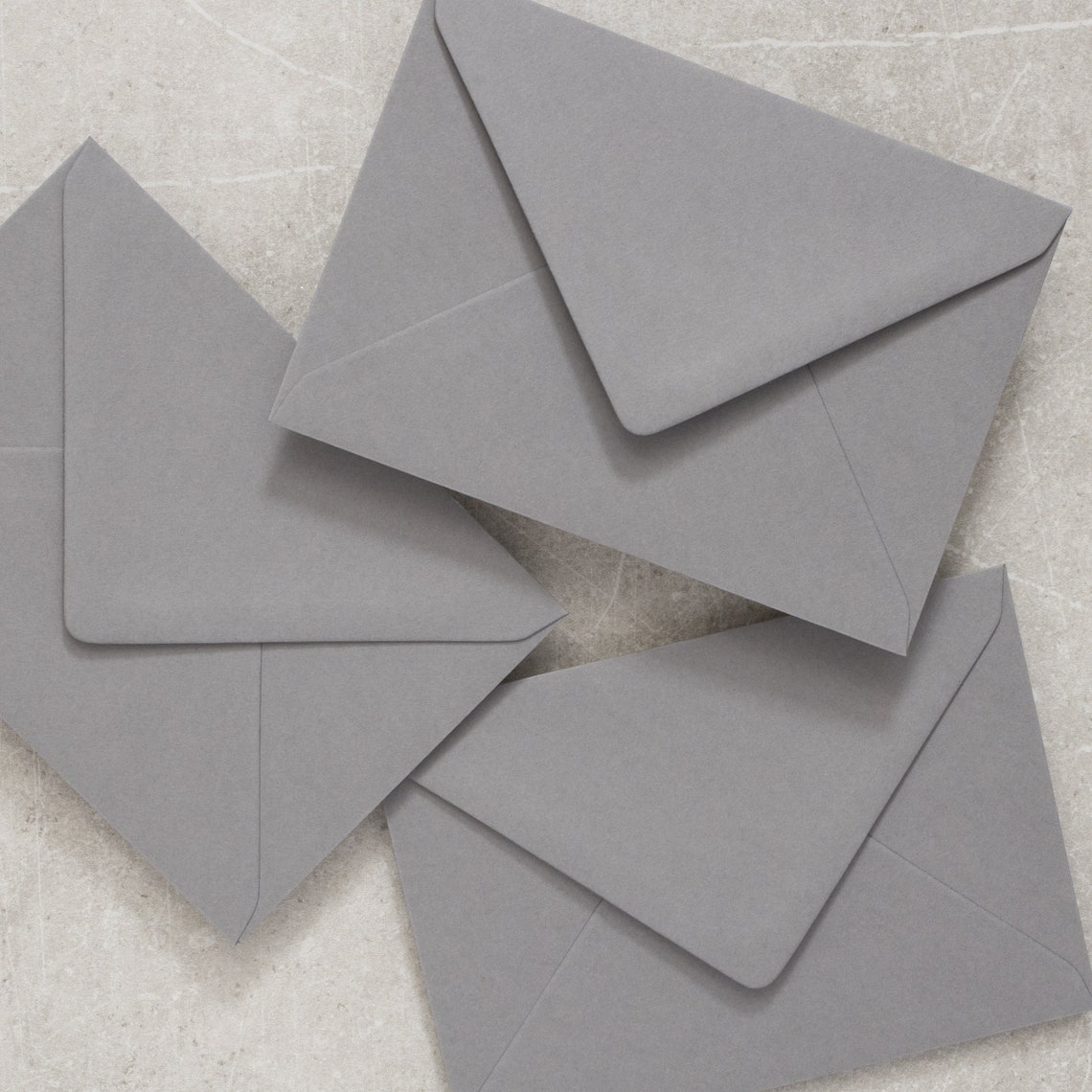 Dark Grey Envelopes C6 114x162mm or 5x7 135x189mm Silver Etsy