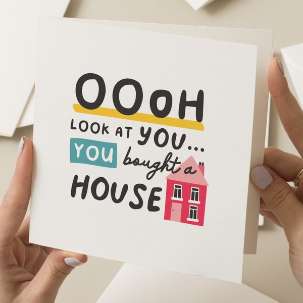 New Homeowner Gift For Friend, Funny New Home Card, Housewarming Gift To Brother, Moving In Card, Housewarming Card, Humour Card For Sister