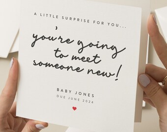 Surprise Pregnancy Card With Personalisation, Pregnancy Card, Baby Announcement Pregnancy Card, Pregnancy Announcement Card PG027