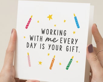 Work Bestie Card, Bestie Card, Bestie Card Birthday Card, Work Bestie Birthday Card, Birthday Card, Definition Card, Work Leaving Card