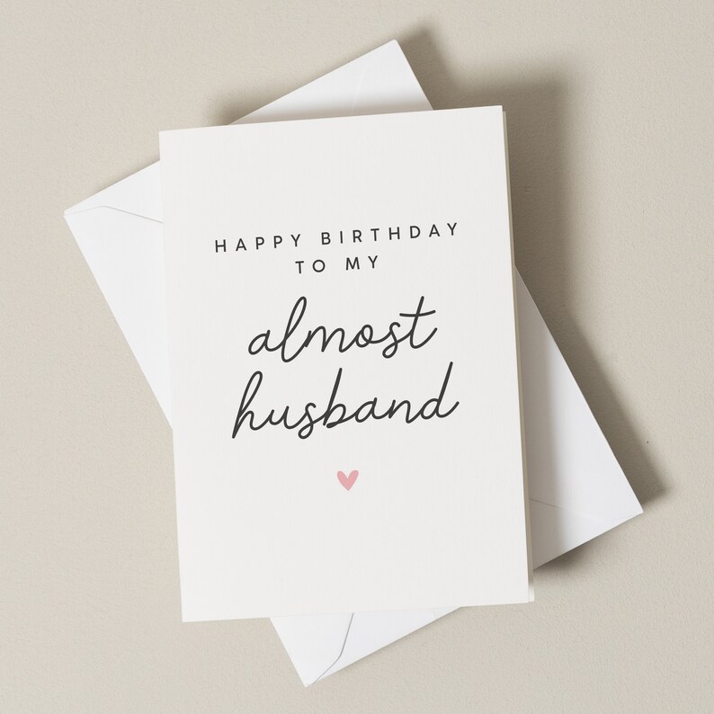 Happy Birthday Fiancé Card, Fiance Birthday Card, Fiancé Birthday Card For Him, Fiance Gifts For Him, Future Husband Birthday Card image 1