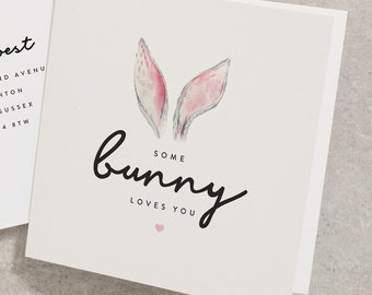 Funny Easter Card, Easter Card Bunny, Pun Easter Cards, Happy Easter, For Mum, For Her, For Grandma, For Grandparents, Mum, Dad EC009