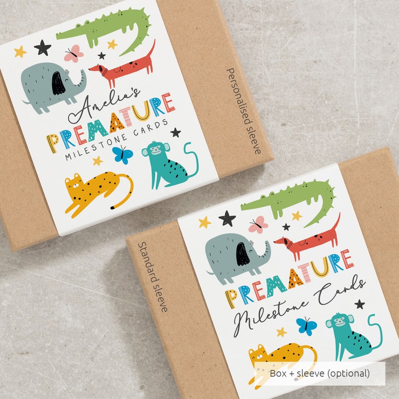 Preemie Milestone Cards Premature Baby Milestone Cards Unisex Preemie Milestone Cards For Preemie Baby Preemie Baby Gift Journey Cards