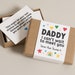 Birthday Gift Box For Daddy From Bump, Dad Gift Vouchers For Birthday, Baby Bump Keepsake Gift Box, Present for Dad, Gift From Bump (MB004) 