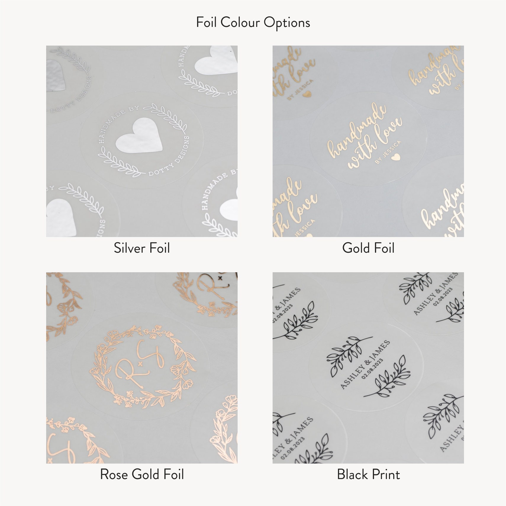 Labels for hen party bags