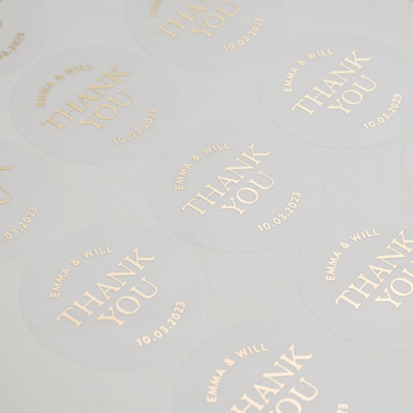 Gold Foil Stickers - Etsy