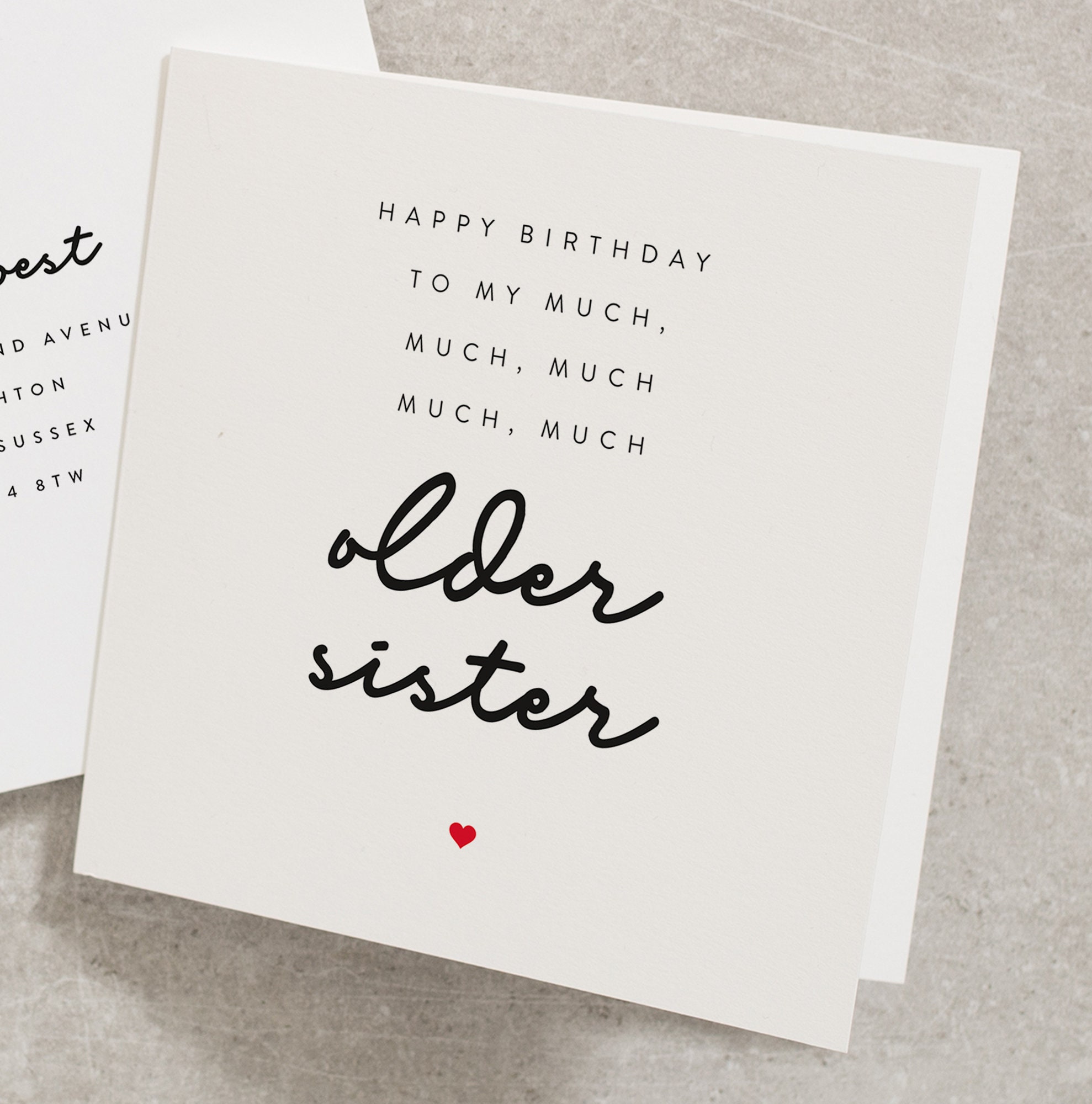 Funny Older Sister Birthday Card Birthday Card for Sister - Etsy Funny Older Sister Birthday Card Birthday Card for Sister - Etsy